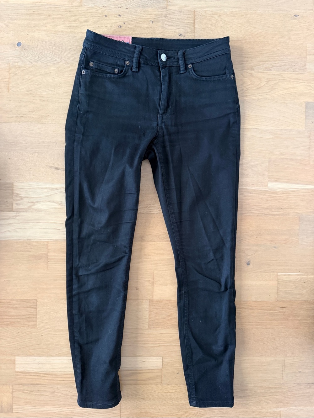 Acne Black Skinny Jeans
